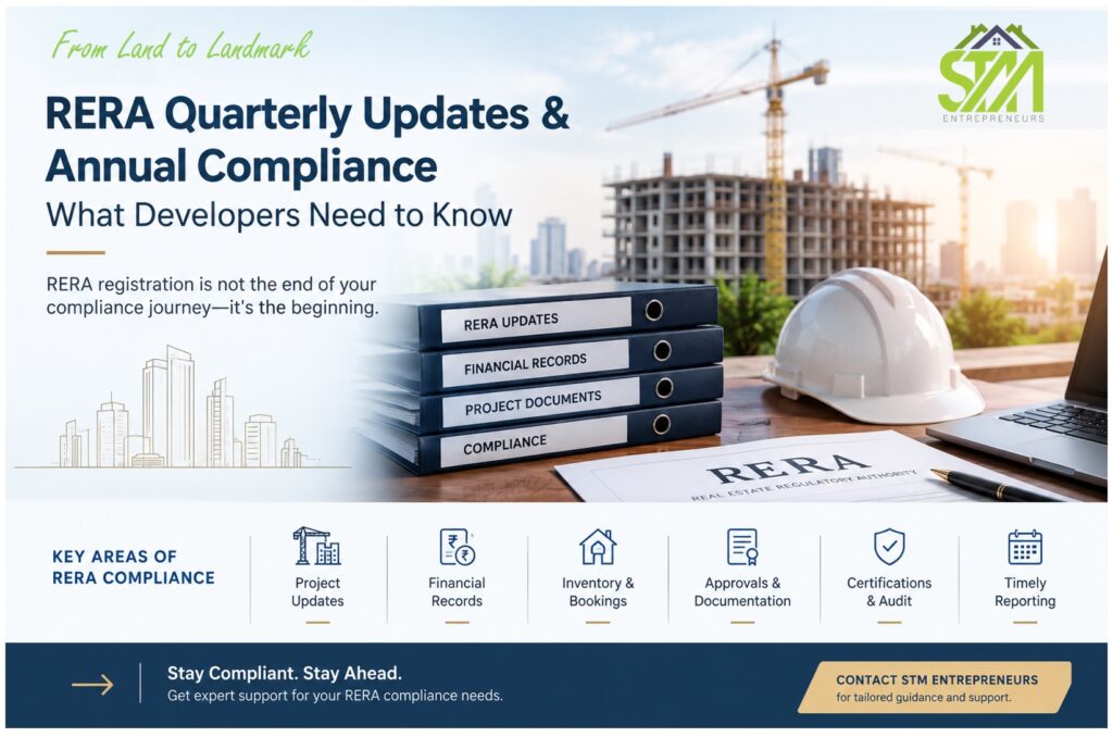 RERA Quarterly Updates & Annual Compliance: A Guide for Developers